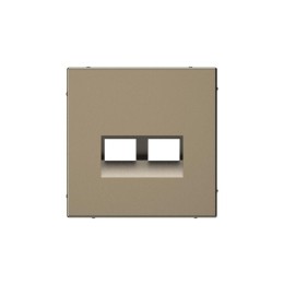Накладка двойная ArtGallery для информационных функций типа Keystone мокко SE GAL000690