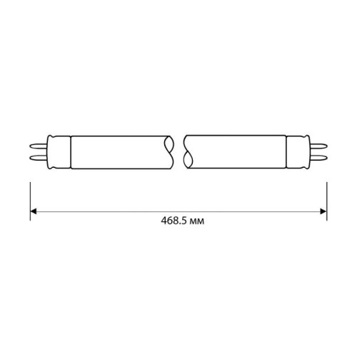 Лампа люминесцентная FT4-16W/54 16Вт T4 6500К G5 Camelion 3372