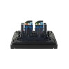 Розетка компьютерная 2-м RJ45 кат.6 FORTE&PIANO FP134 черн. IEK FP-K20-2-K02