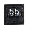 Розетка компьютерная 2-м RJ45 кат.6 FORTE&PIANO FP134 черн. IEK FP-K20-2-K02