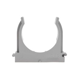 Держатель для труб (клипса) d40мм сер. (уп.30шт) Rexant 28-0140-2