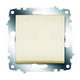 Выключатель 1-кл. 1мод. СП Cosmo 10А IP20 механизм крем. ABB 619-010300-200