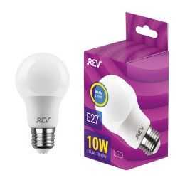 Лампа светодиодная LED-A60-E27-10Вт-2700K 10Вт грушевидная 2700К тепл. бел. E27 750лм 180-240В REV 3