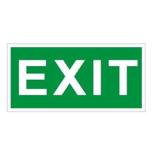 Пиктограмма "Exit" ПЭУ 012 250х115 SIRAH СТ 2502001990