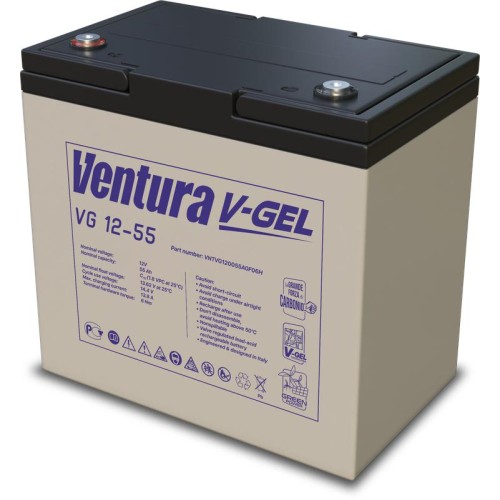 Аккумулятор 12В 55А.ч VG 12-55 Ventura