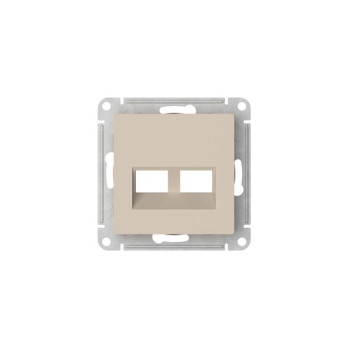 Накладка двойная AtlasDesign для информационных функций типа Keystone песочн. SE ATN001290