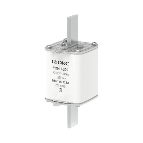 Предохранитель YON ножевого типа FG2 315А 400В хар-ка aR DKC 1FG02-0315-400V-AR