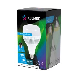 Лампа светодиодная высокомощная HWLED 150Вт 6500К E27/E40 220В КОСМОС KHWLED150WE2765