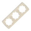 Рамка 3-м Маргарита горизонт. сл.кость (ivory) UNIversal МР003Г-I