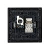 Розетка 2-м RJ11+RJ45 кат.5E FORTE&PIANO FP135 черн. IEK FP-KT20-O-1-K02