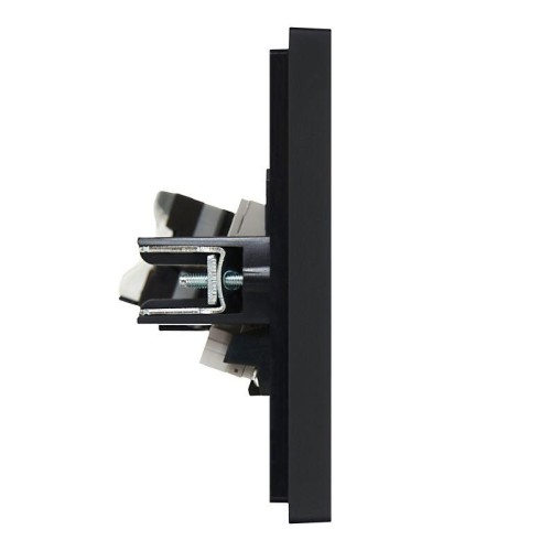 Розетка 2-м RJ11+RJ45 кат.5E FORTE&PIANO FP135 черн. IEK FP-KT20-O-1-K02