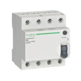Выключатель дифференциального тока City9 Set 4п 63А 300мА A-S 400В SE C9R87463