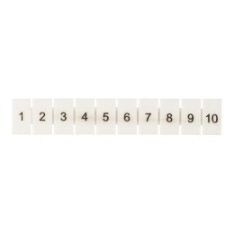 Маркеры для UT/ST/Push-in 2.5 с нумерацией 1-10 (уп.100шт) EKF zb-st-2.5-1-10