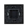 Заглушка с суппортом FORTE&PIANO FP141 черн. IEK FP-PL10-K02