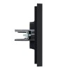 Заглушка с суппортом FORTE&PIANO FP141 черн. IEK FP-PL10-K02