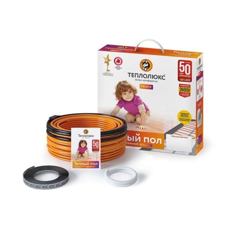 Комплект "Теплый пол" (кабель) Tropix ТЛБЭ 156.5м/3500Вт Теплолюкс 100035728800