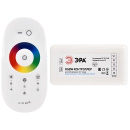 Контроллер для светодиодной ленты с радио пультом RGBW-Controller-12/24В-288/576Вт-IP20-RF Эра Б0061