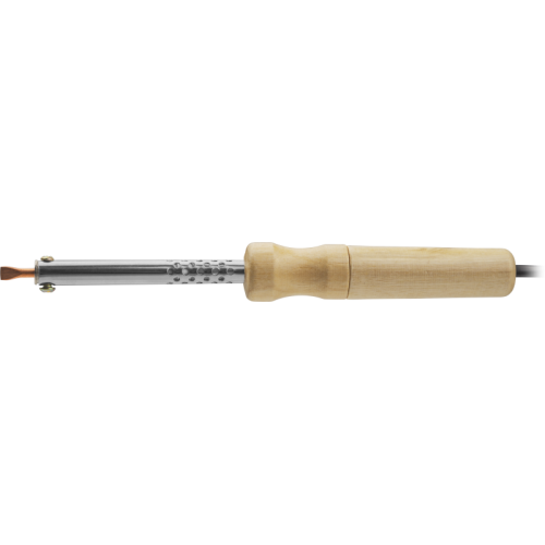 Паяльник 80 843 OSE-Pes01-40W-CP дерево; клин прямой ОНЛАЙТ 80843