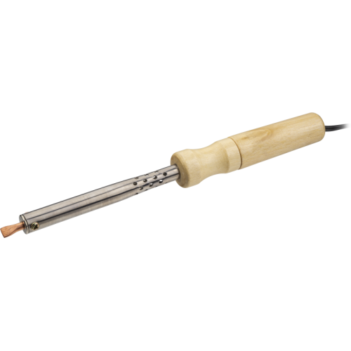 Паяльник 80 844 OSE-Pes01-60W-CP дерево; клин прямой ОНЛАЙТ 80844