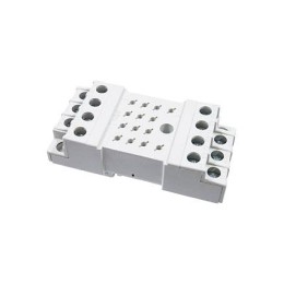 Цоколь GZ14U-01 к реле R15 4 перекл. контакта на рейку DIN35 Relpol A8130-592027