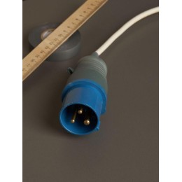 Вилка эл. каб. 16А 2P+PE 16А 220В IP44 ССИ-013 IEK PSR01-016-3