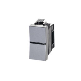Выключатель 1-кл. 1п 1мод. СП Zenit 16А IP20 с клавишей серебр. ABB 2CLA210100N1301