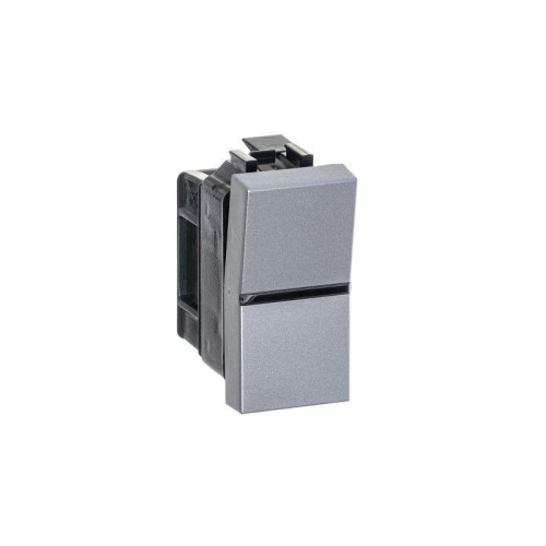 Выключатель 1-кл. 1п 1мод. СП Zenit 16А IP20 с клавишей серебр. ABB 2CLA210100N1301