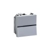 Переключатель 1-кл. 2мод. СП Zenit 16А IP20 с клавишей механизм серебр. ABB 2CLA220200N1301