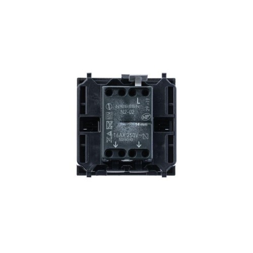 Переключатель 1-кл. 2мод. СП Zenit 16А IP20 с клавишей механизм шампань ABB 2CLA220200N1901
