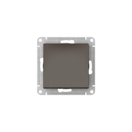 Выключатель AtlasDesign (сх. 1) 10AX с самовозвратом быстрозажим. клем. механизм мокко SE ATN000615S