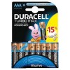 Элемент питания алкалиновый AAA/LR03/MX2400 Turbo Max BP-8 (блист.8шт) Duracell C0042361