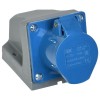 Розетка ОП 16А 220В 2P+PЕ ССИ-113 IP44 IEK PSR11-016-3