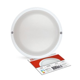 Светильник светодиодный СПП 1540-КРУГ 15Вт 4000К IP65 1350лм 140мм герметичный IN HOME 4690612044880