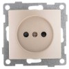 Механизм розетки 1-местн. б/з с з/ш СП Bravo 16А IP20 250В шампань GUSI С10Р2-027