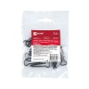Дюбель-хомут d6х14мм для плоского кабеля черный (уп.10шт) PROxima EKF plc-cd-6x14b-r