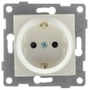 Механизм розетки 1-местн. с/з СП Ugra 16А IP20 250В жемчуж. GUSI С11Р3-028