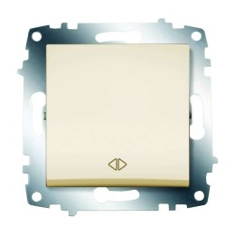 Переключатель перекрестный 1-кл. 1мод. СП Cosmo 10А IP20 (сх. 7) механизм крем. ABB 619-010300-214