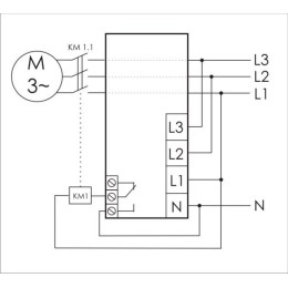 Реле защиты двигателя многофункциональное AZD-02 защита трехфазн. двигат. до 2.2кВт; и для работы с