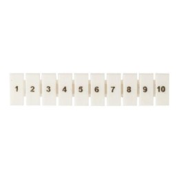 Маркеры для UT/ST/Push-in 4 с нумерацией 1-10 (уп.100шт) EKF zb-st-4-1-10
