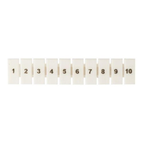 Маркеры для UT/ST/Push-in 4 с нумерацией 1-10 (уп.100шт) EKF zb-st-4-1-10