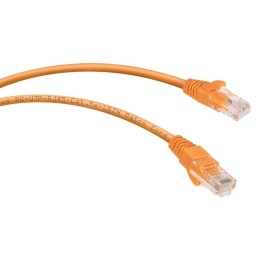 Патч-корд U/UTP кат.5E PC-UTP-RJ45-Cat.5e-0.15m-OR-LSZH 2хRJ45/8p8c неэкранир. LSZH 0.15м оранж. Cab