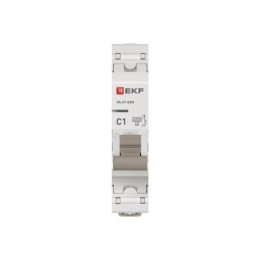 Выключатель автоматический модульный 1п C 1А 6кА ВА 47-63N PROxima EKF M636101C