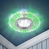 ЭРА DK LD2 SL/GR+WH Прозрачный Светильник декор cо светодиодной подсветкой (зеленый+белый)