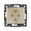 Розетка 1-м СП Valena 16А IP44 2P+E защ. шторки с крышкой немецк. стандарт механизм сл. кость Leg 77