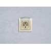 Розетка 1-м СП Valena 16А IP44 2P+E защ. шторки с крышкой немецк. стандарт механизм сл. кость Leg 77