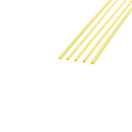 Трубка термоусадочная 2.0/1.0мм желт./зел. 1м (уп.50шт) Rexant 20-2007