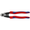 Тросорез компактный L-190мм зоны для обжимки концевых гильз Knipex KN-9562190SB