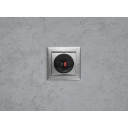 Розетка акустическая одиночная СП Valena механизм алюм. Leg 770223