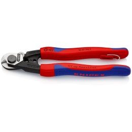 Тросорез компактный L-190мм зоны для обжимки концевых гильз Knipex KN-9562190T