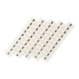 Маркеры для UT/ST/Push-in 4 с нумерацией 150-200 (уп.100шт) EKF zb-st-4-150-200